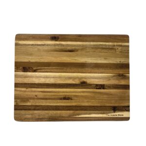 acacia wood rectangular cutting board, made in vietnam 15.75 x 11.8 x 0.8 inch