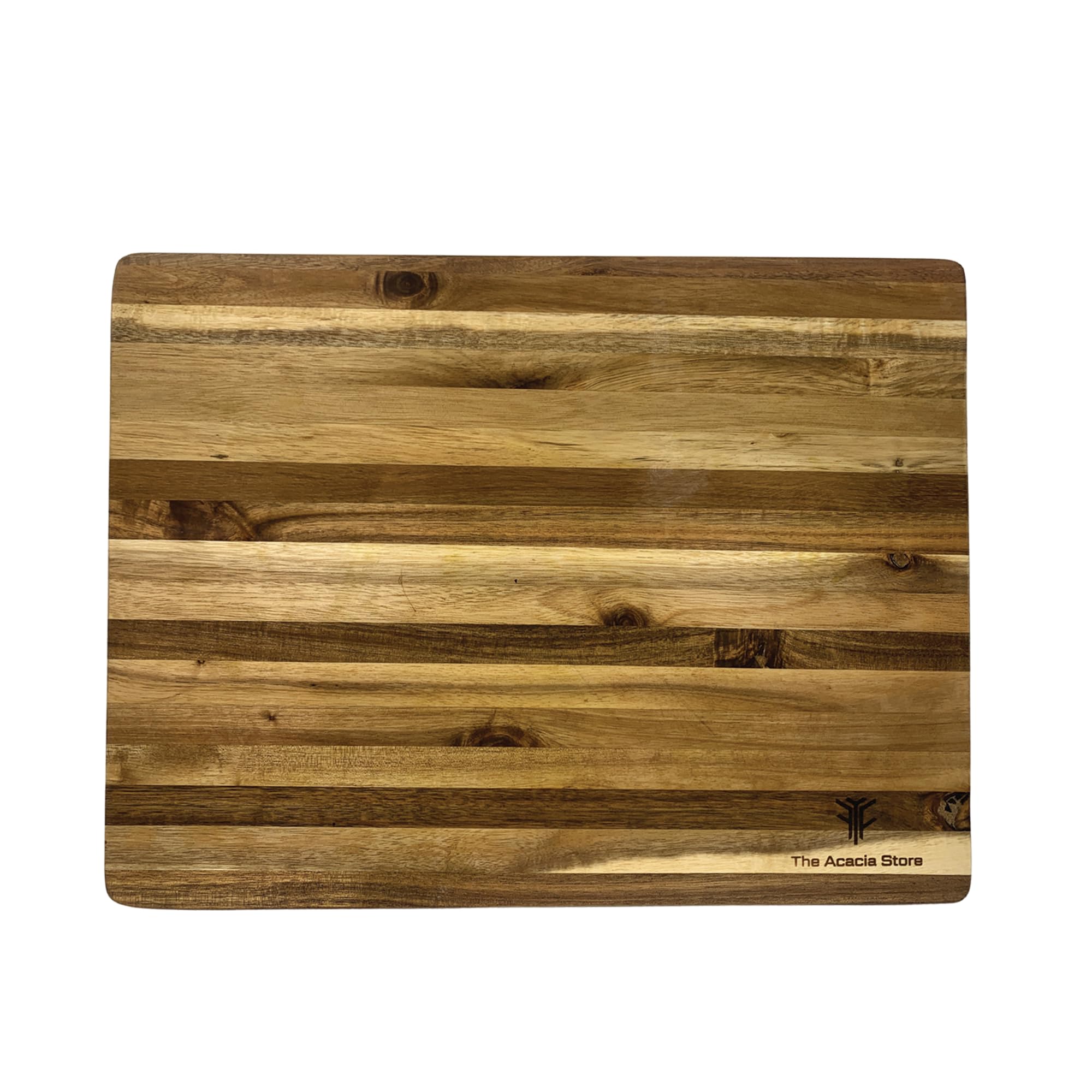 Acacia Wood Rectangular Cutting Board, Made in Vietnam 15.75 x 11.8 x 0.8 Inch