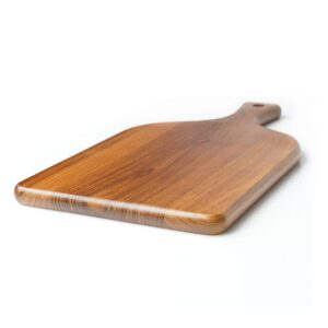 PDSM Teak Cutting Board With Handle | Wooden Chopping & Charcuterie Board | Small Wooden Cutting Boards For Kitchen
