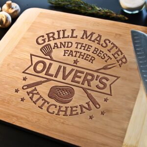 Personalized Cutting Boards For Men Custom Fathers Day Cutting Board Gift for Dad Cutting Board