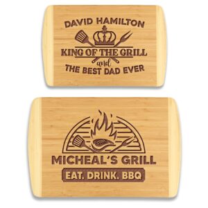 Personalized Cutting Boards For Men Custom Fathers Day Cutting Board Gift for Dad Cutting Board