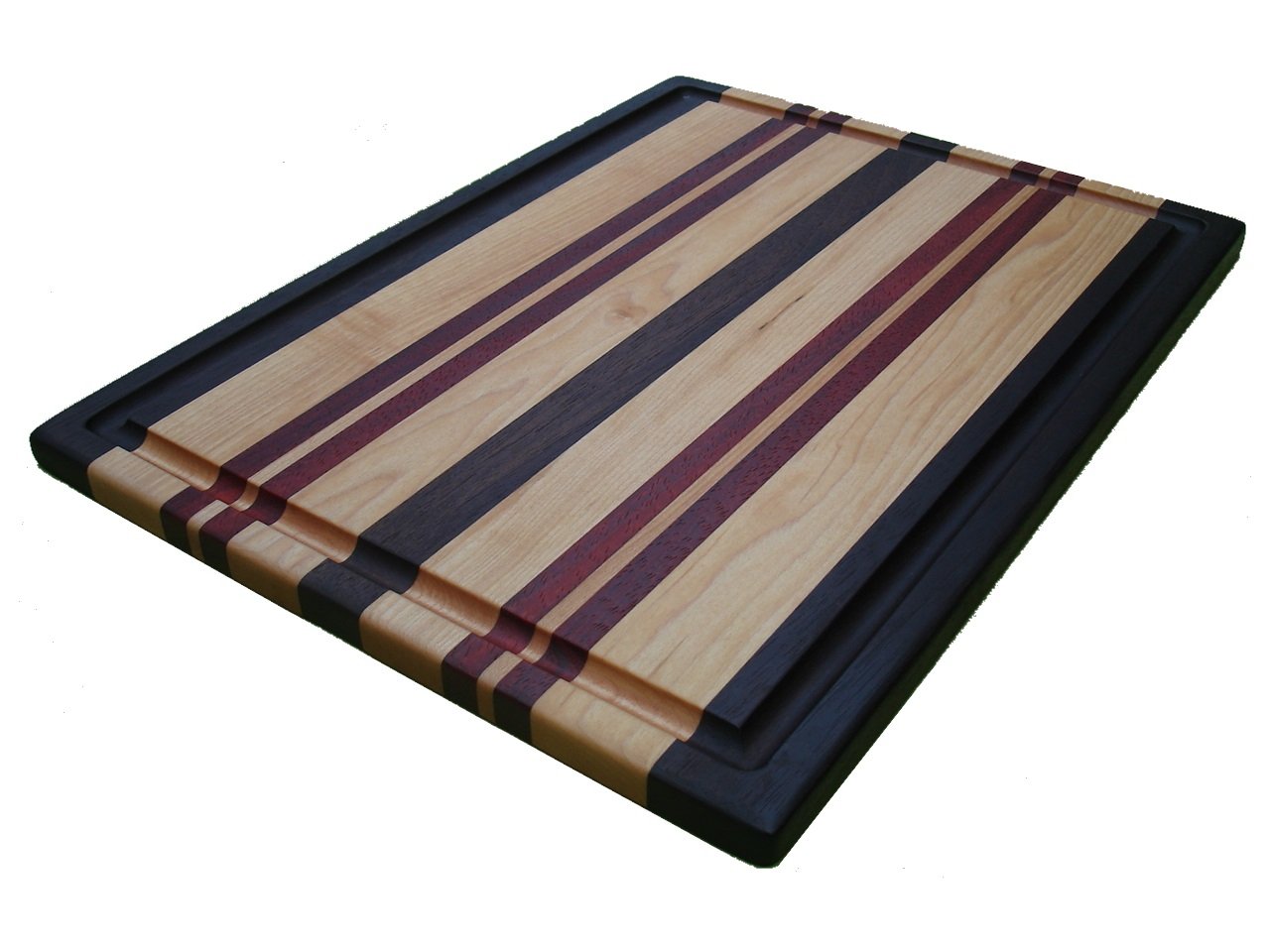 Highlight Series Extra-Large Cutting Board - Walnut, Maple & Padauk