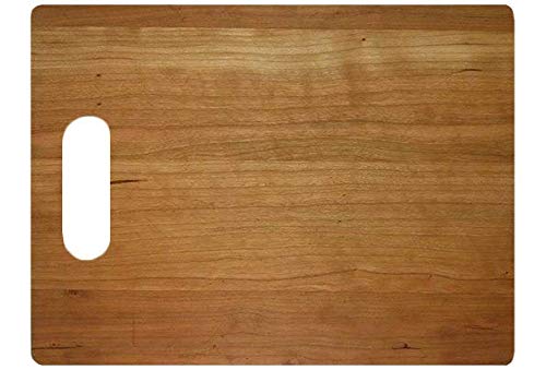 20 Pack - Small Cherry Wood Cutting Board with Handle