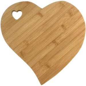 Heart Shaped Charcuterie Board - Heart Charcuterie Board Chautierre Board Brisket Cutting Board Charcuterie Meat And Cheese Platter Unique Cheese Board Wooden Cutting Board Cool Cutting (Bamboo)