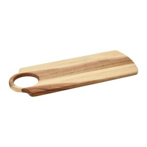 main + mesa rectangle acacia wood cutting board with handle