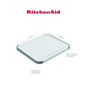 KitchenAid Classic Polypropylene Non-slip Chopping Board, 20 x 25cm