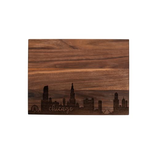 Chicago Cutting Board (Small, Walnut)