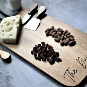 Personalized Charcuterie Board Cheese Serving Board with Handle Serving Tray Bread Board For Wedding Engagement Gift