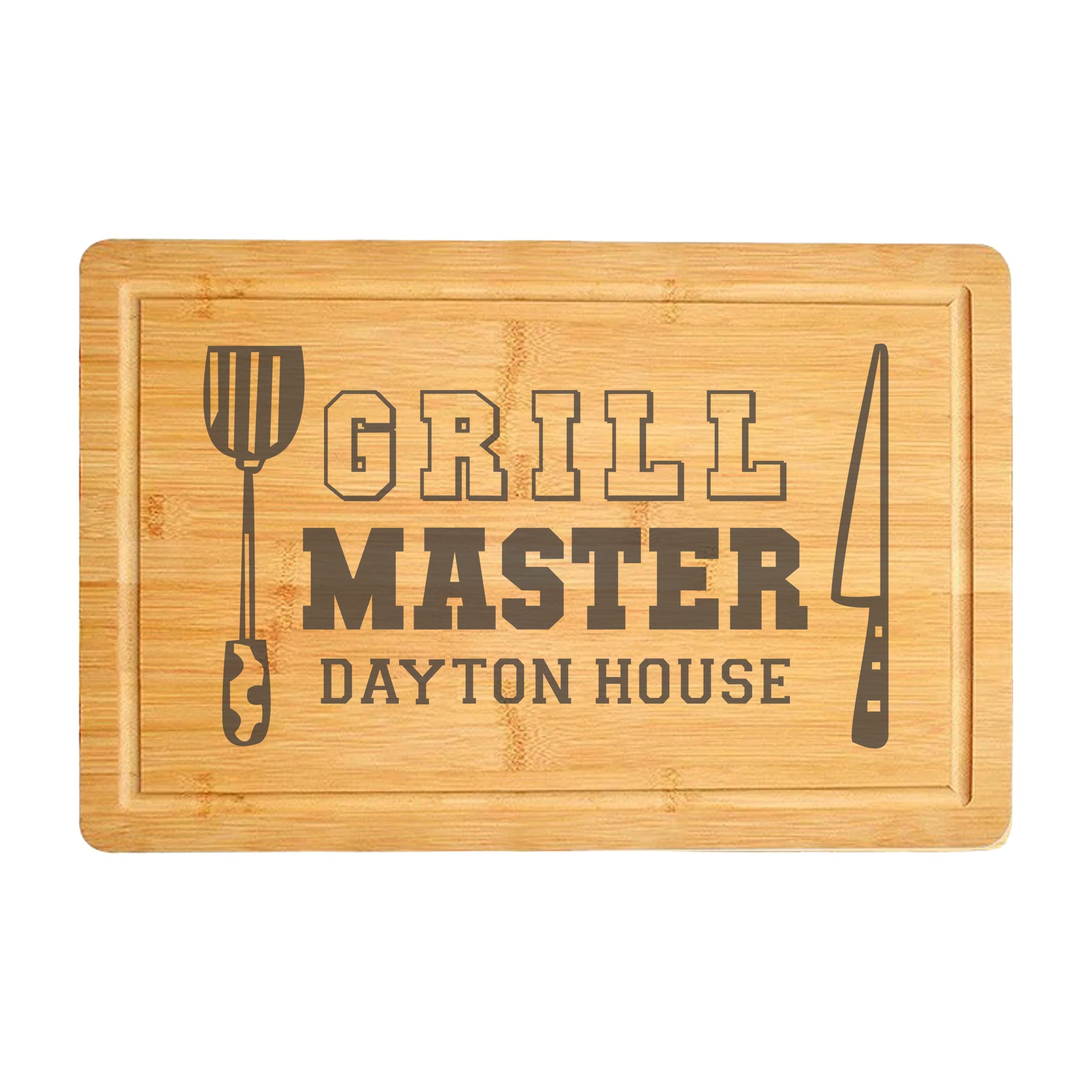 Personalized Cutting Board Gifts for Dad - Custom Wood Grill Board For BBQ - Unique Barbeque and Grilling Gift Idea Fathers Day, Birthday, Anniversary, Christmas For Men, Husband, Dad, Grandpa, Him