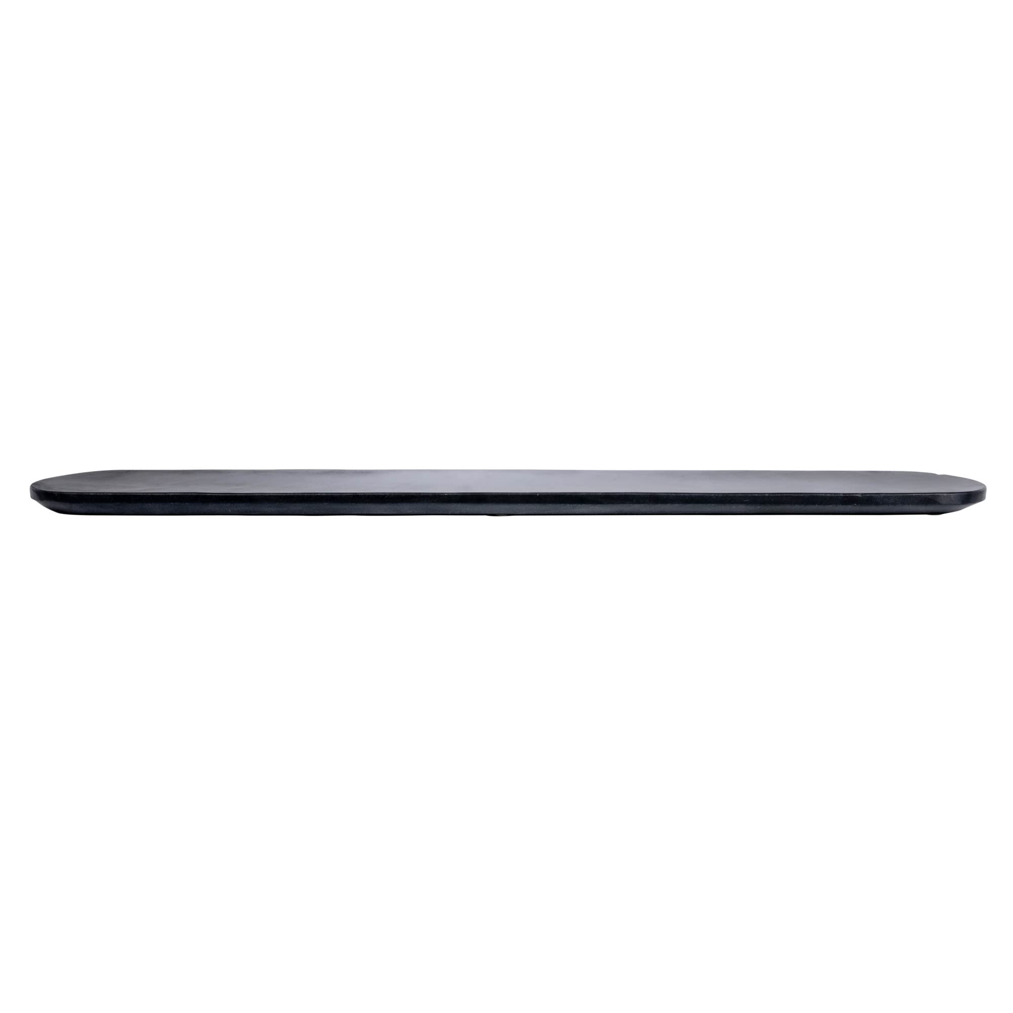 Bloomingville Oval Marble, Black Serving Board, Large