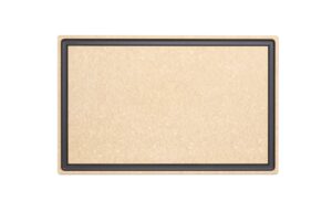 epicurean chef series cutting board with juice groove, 23" × 14.5", natural/slate