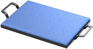 bon tool 12-604 24" x 14" foam kneeler board soft washable chemical resistant kneeling pad/cushion for concrete, carpet, tile, gardening- blue