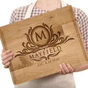 personalized maple cutting boards, multiple designs, custom cutting boards wood engraved