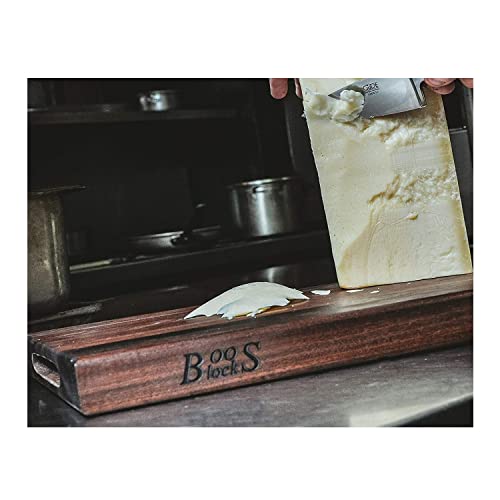 John Boos WAL-R01 Walnut Wood Reversible Cutting Board (18 x 12 x 1.5 Inches) with Mystery Butcher Block Oil (16 Ounces) Bundle (2 Items)