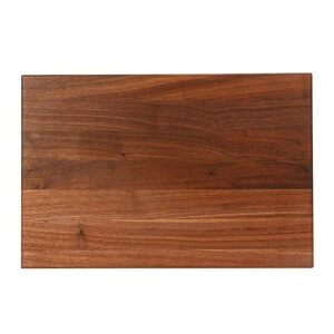 John Boos WAL-R01 Walnut Wood Reversible Cutting Board (18 x 12 x 1.5 Inches) with Mystery Butcher Block Oil (16 Ounces) Bundle (2 Items)
