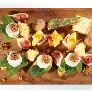 Zassenhaus Acacia Wood Snack Plate, 16.5 x 11 Inch, Natural