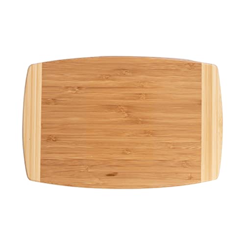 Joyce Chen Medium Burnished Bamboo Cutting Board, 8x12 Inches