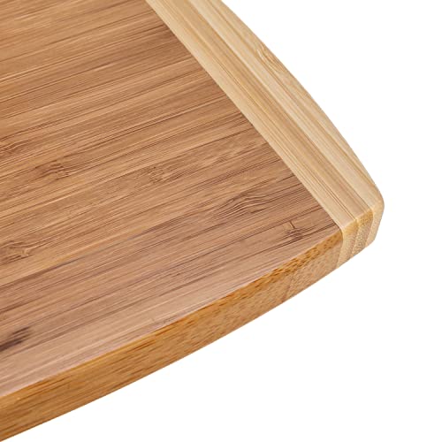 Joyce Chen Medium Burnished Bamboo Cutting Board, 8x12 Inches