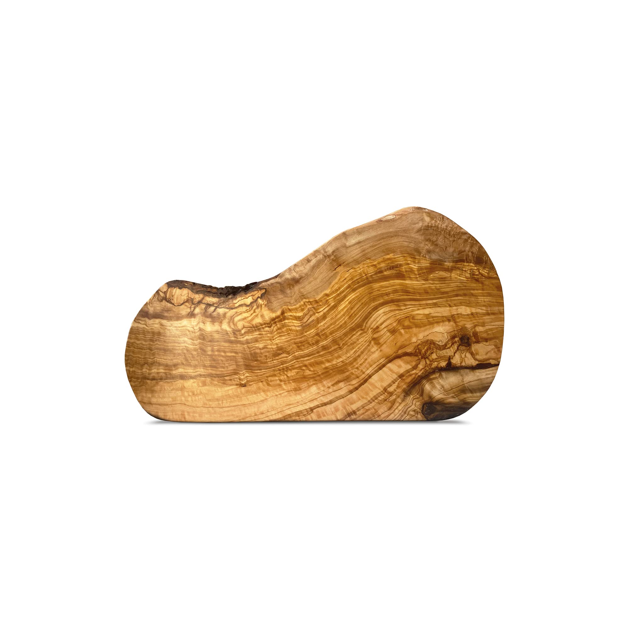 DYARI Personalized Cutting Board – 100% Natural Olive Wood Cutting Board – Premium Eco-Friendly Tunisian Rustic Serving Board – Laser Engraved Live Edge Charcuterie Board (Design 3)