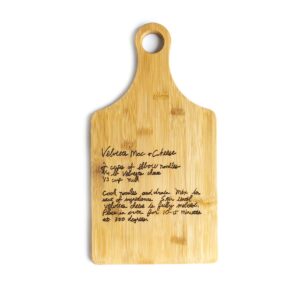 recipe cutting board - engraved gifts for women - handwritten recipe cutting board - christmas day gift for mom