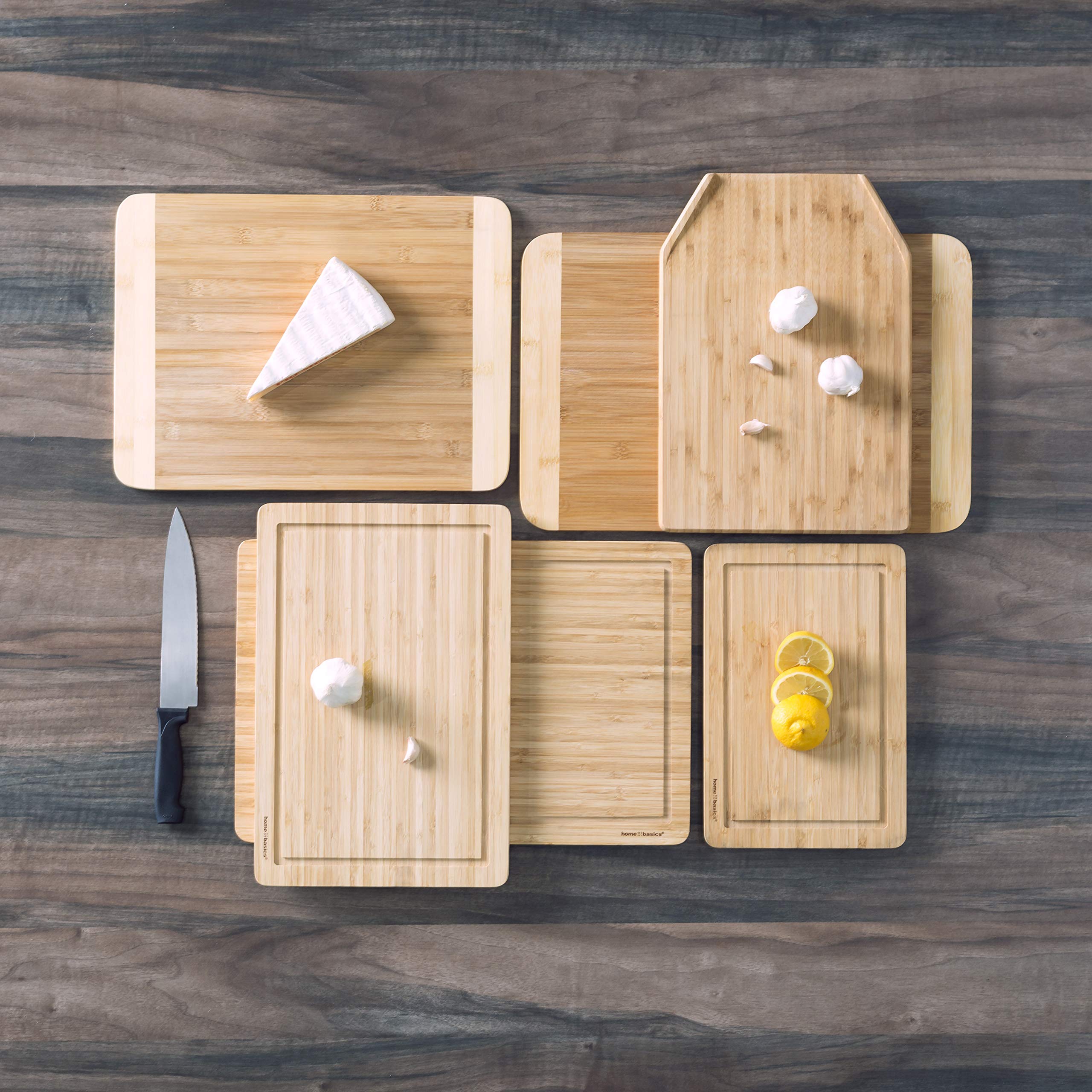 Home Basics, 13.5 by 11.5-Inch Bamboo Cutting Board