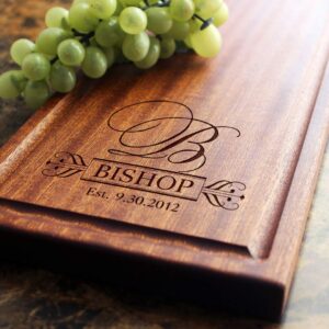 straga handmade cheeseboard personalized fancy initial design #203-wedding & anniversary gift for couples-housewarming & new home closing present- appreciation-award-gift for parents-wife-husband