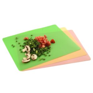 Norpro, Multicolored, Flexible Cutting Boards, 11.5 by 15-Inch, Set of 3, 15in/cm x 11.5in/29cm