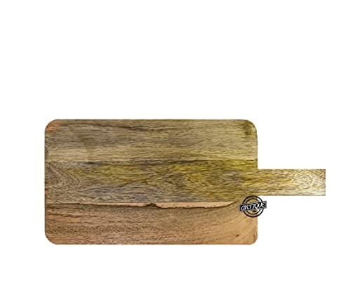 Wood Cutting Board for Kitchen Butcher Block, Meat, Cheese Vegetables, Fruits,with Grip Handle