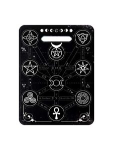 alchemy of england magic symbols cutting board black/white