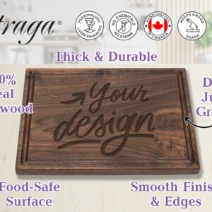 Straga Handmade Chopping Block Personalized State Silhouette Design #602-Wedding & Anniversary Gift for Couples-Housewarming & New Home Closing Present- Appreciation-Gift for Parents-Wife-Husband