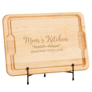 personalization universe recipe for a special mom personalized maple cutting board - 12" x 17"