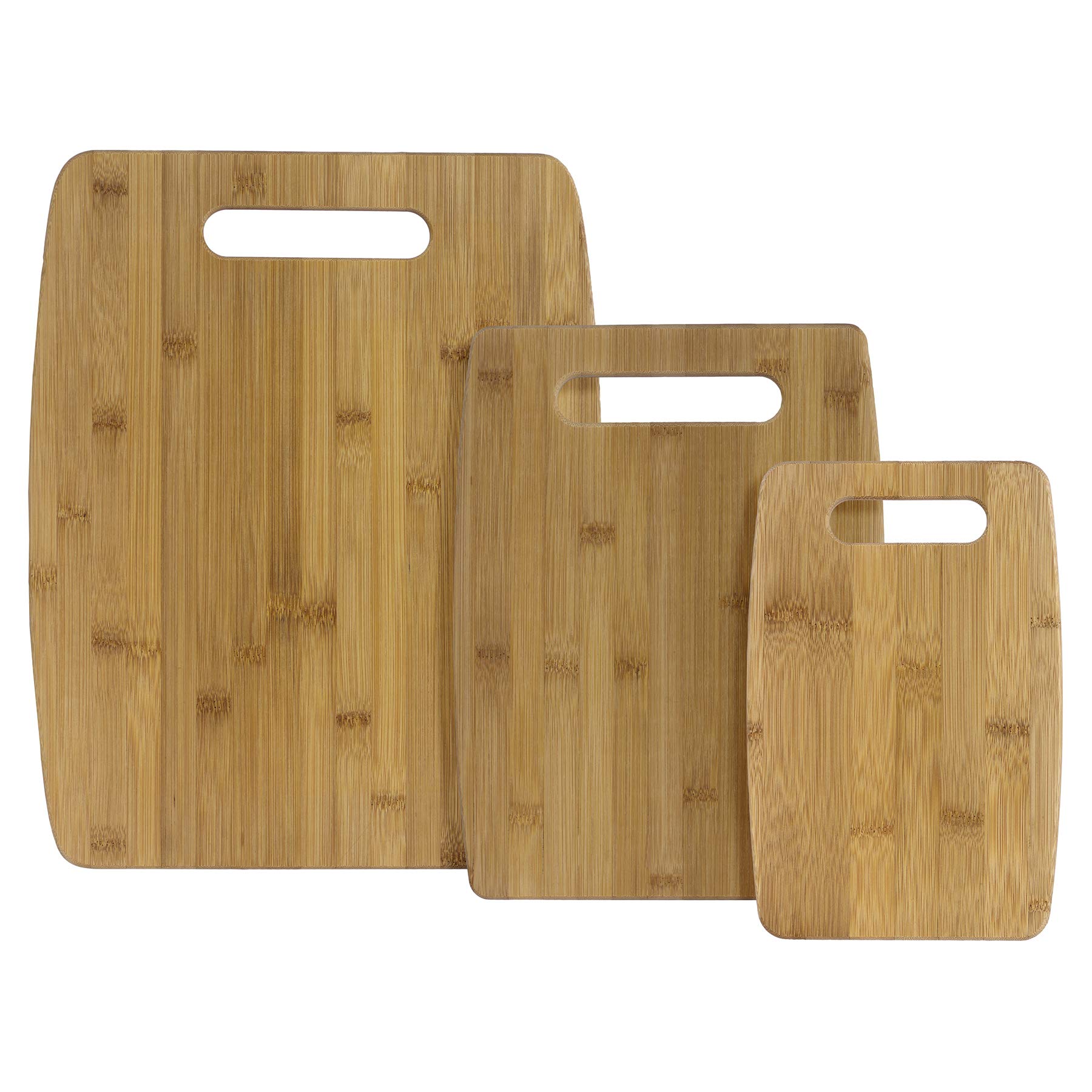 Totally Bamboo 3-Piece Bamboo Cutting Board Set, 1 EA, Brown