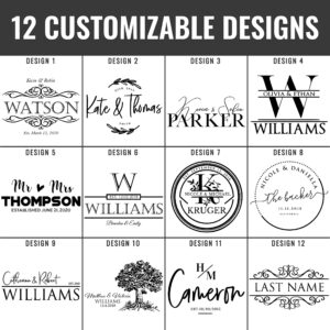 Housewarming Present for New Apartment, Cutting Board Personalized | 13.5x11.5 | 12 Designs & 2 Sizes, Wedding Gifts for the Couples - 2 Tone Block Board #G