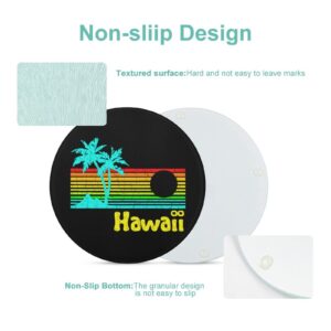 80s Retro Vintage Hawaii Chopping Blocks Tempered Glass Cutting Board Mats Food Tray for Home Kitchen Gift