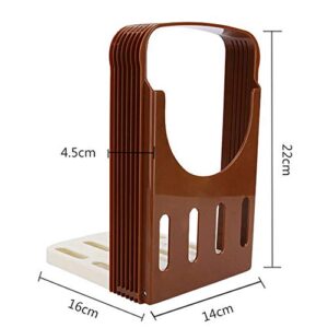 Bread Cutter Guide,Toast Bread Slicer Plastic Foldable Loaf Cutter Rack Cutting Guide Slicing Tools Kitchen Accessories,Bread Slicing Guide