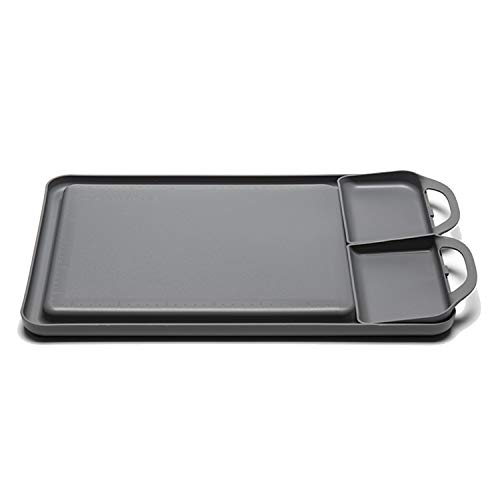 Double Save S Non-Slip Right Side Removable Compartments and Grooves to Prevent Spills Dishwasher Safe Cutting Board & Serving Tray