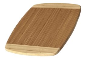 simply bamboo cbn112 napa bamboo wood cutting board for kitchen | chopping board | carving vegetables, fruits, meat - 12'' x 12" x 0.75"