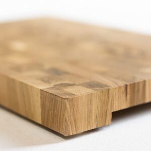 ChallahGram, End grain wood cutting board - chopping block - Large cutting board 16 x 10 kitchen butcher block oak cutting board non slip cutting board with feet - wooden chopping board - Shabbos