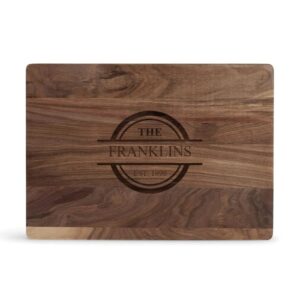 engrave my memories cutting board, kitchen chopping boards, 14x10 inch natural wood, personalized wooden countertop board, center design