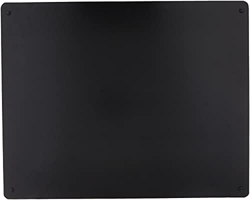 Joseph Joseph Worktop Saver Glass Cutting Board and Serving Board Heat Resistant, 15.8-in x 19.7-in, Black