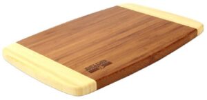 joyce chen large burnished bamboo cutting board, 10x15-inch