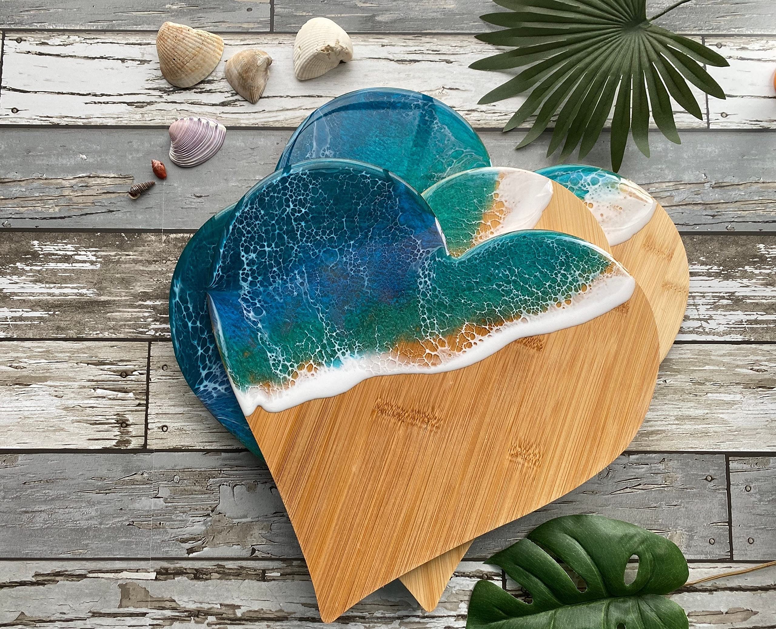 (Set of 12) 12" Heart Shaped Bulk Plain Bamboo Cutting Boards with Juice Groove | For Customized Engraving | Wholesale Premium Blank Board