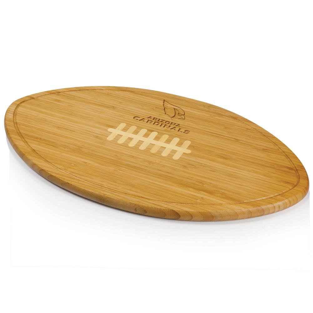 Natural Arizona Cardinals Kickoff Football Cutting Board & Serving Tray