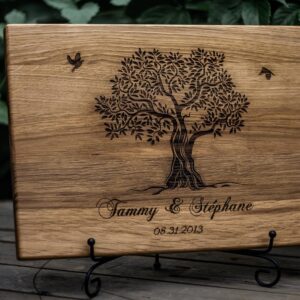 Custom Family Olive Tree Personalized Engraved Cutting Board Wedding Gift, Anniversary Gifts, Housewarming Gift Birthday Corporate Award custom11