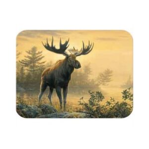 tuftop mcgowan northwoods moose cutting board, multicolor