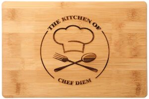personalized cutting board for kitchen,custom bamboo cutting board with laser engraved name, engraved cutting board home gifts for couples,kitchen cutting boards for housewarming wedding anniversary