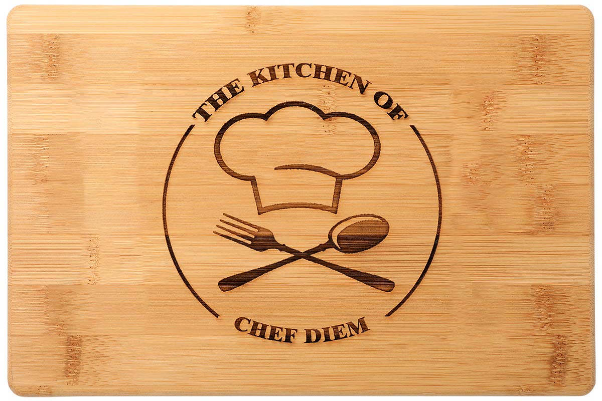 Personalized Cutting Board for Kitchen,Custom Bamboo Cutting Board with Laser Engraved Name, Engraved Cutting Board Home Gifts for Couples,Kitchen Cutting Boards for Housewarming Wedding Anniversary