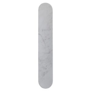 creative co-op modern marble, white serving board, large