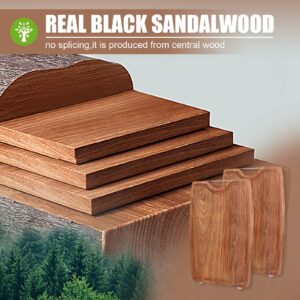 Wood Cutting Boards - Dimgamo Cutting Board For Kinchen With Juice Groove - No Splicing Of The Whole Wood - Real Black Sandalwood - 16×11 Inch