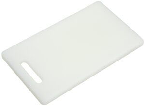 crestware pcb69 9" l x 6" w x 1/2" thickness, polyethylene cutting board